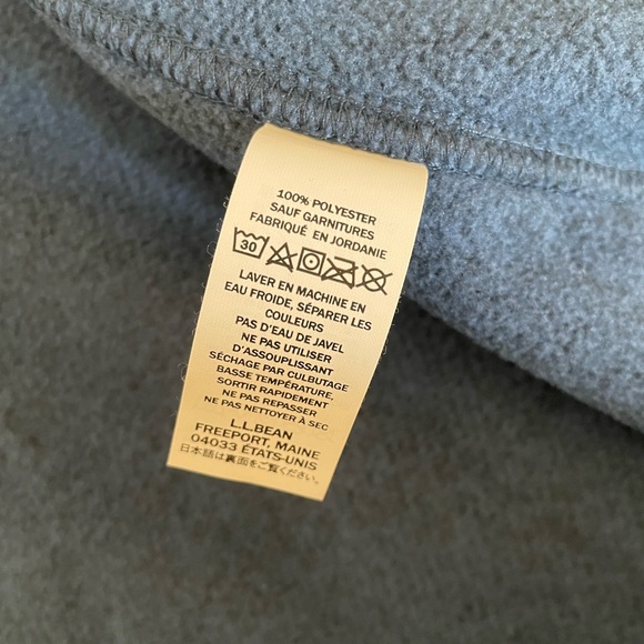 NWT! Men’s LL Bean Fleece Jacket - Picture 6 of 9